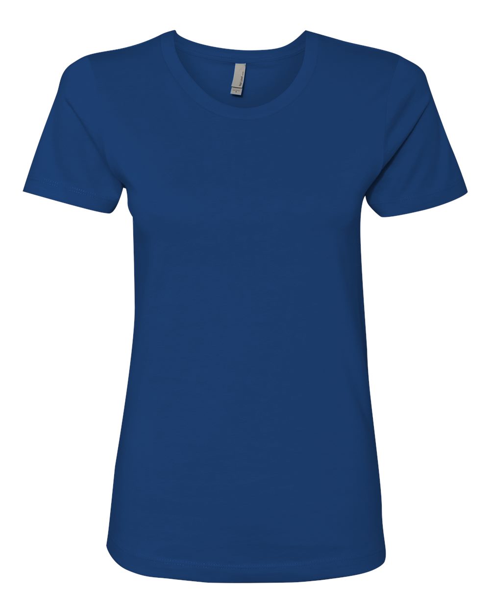 Women’s Cotton T-Shirt - Front - B50218752 - Royal