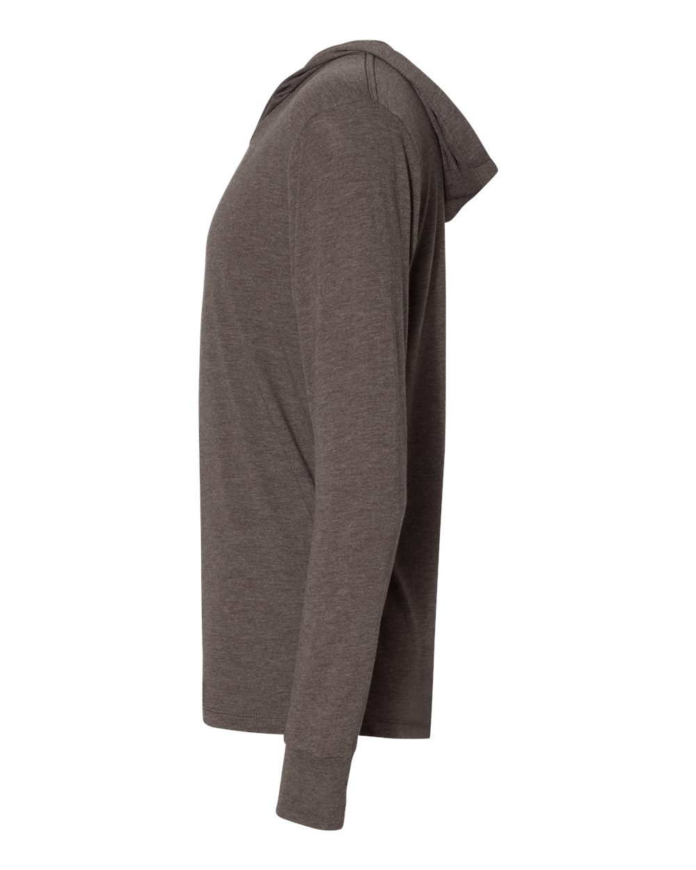 Unisex Triblend Hooded Long Sleeve Pullover T-Shirt - DirectSide - B82018552 - Macchiato