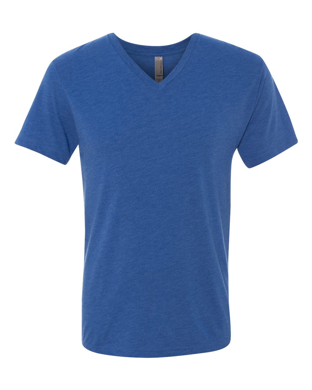 Men's Triblend V-Neck T-Shirt - Front - B02018753 - Vintage Royal