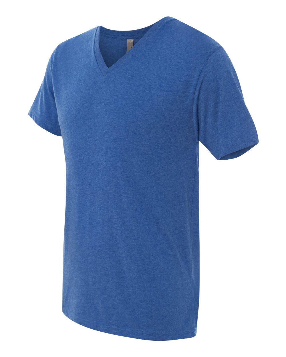 Men's Triblend V-Neck T-Shirt - Side - B02018753 - Vintage Royal
