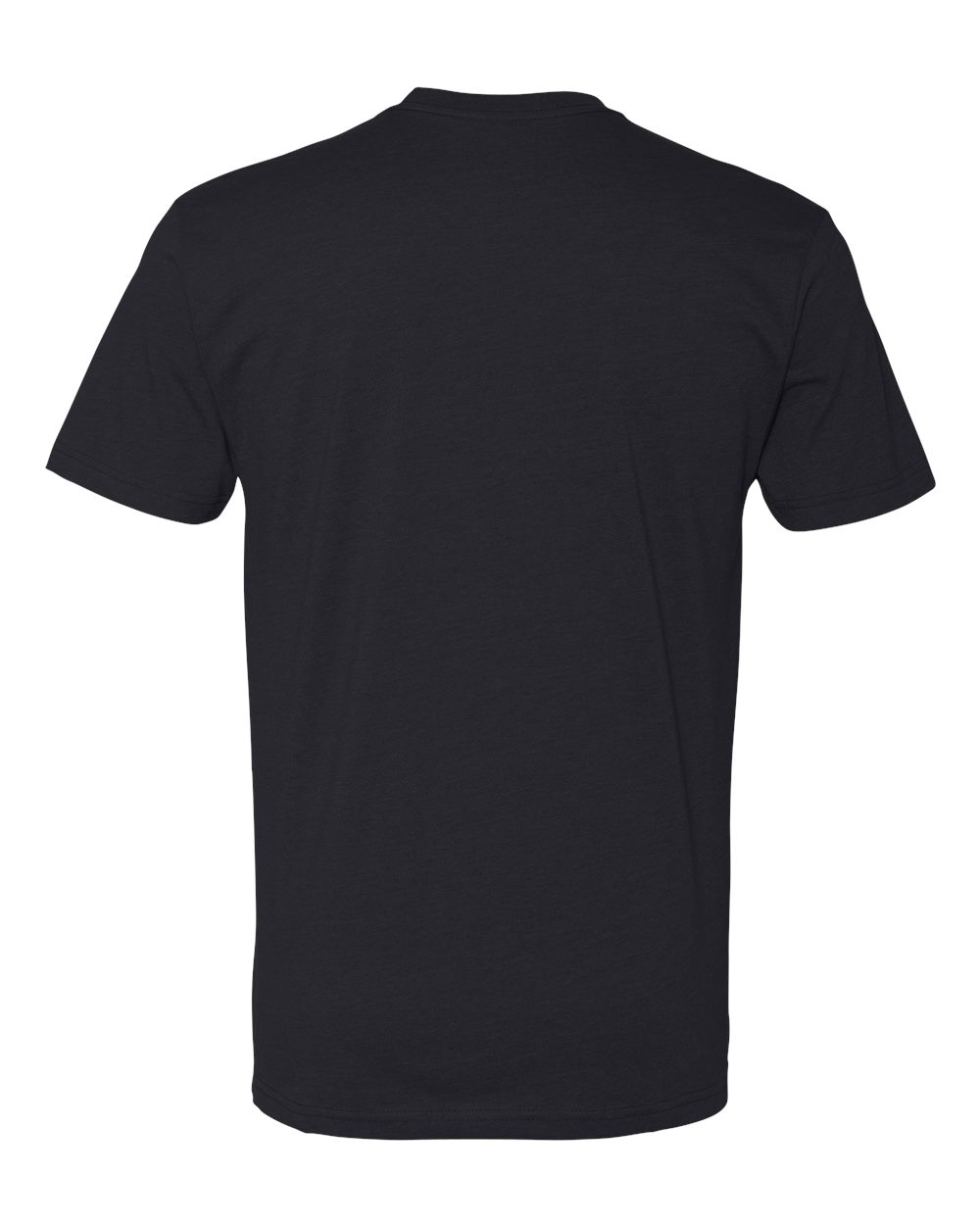 Unisex CVC T-Shirt - Back - B20618502 - Black