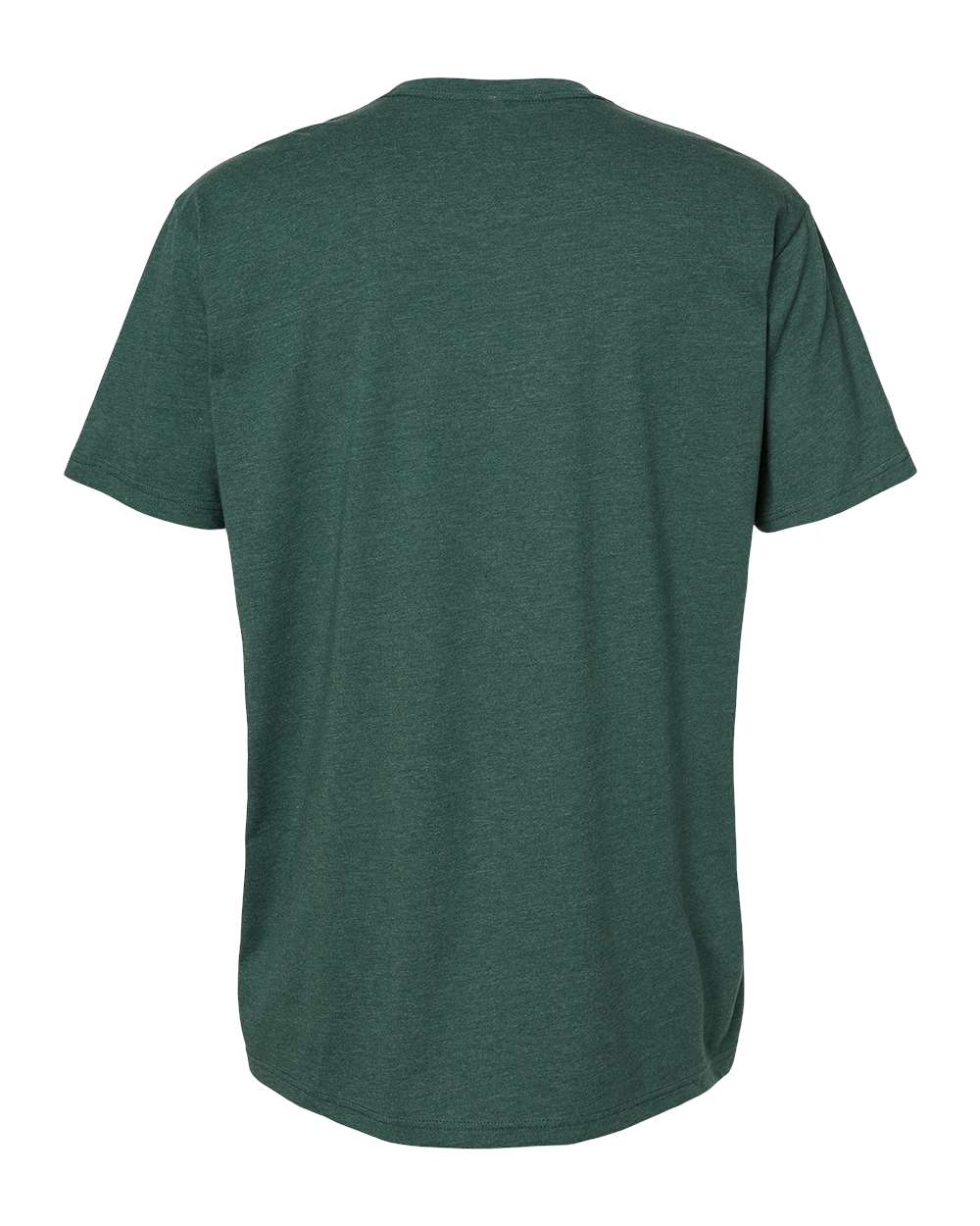 Unisex CVC T-Shirt - Back - B20618542 - Heather Forest Green