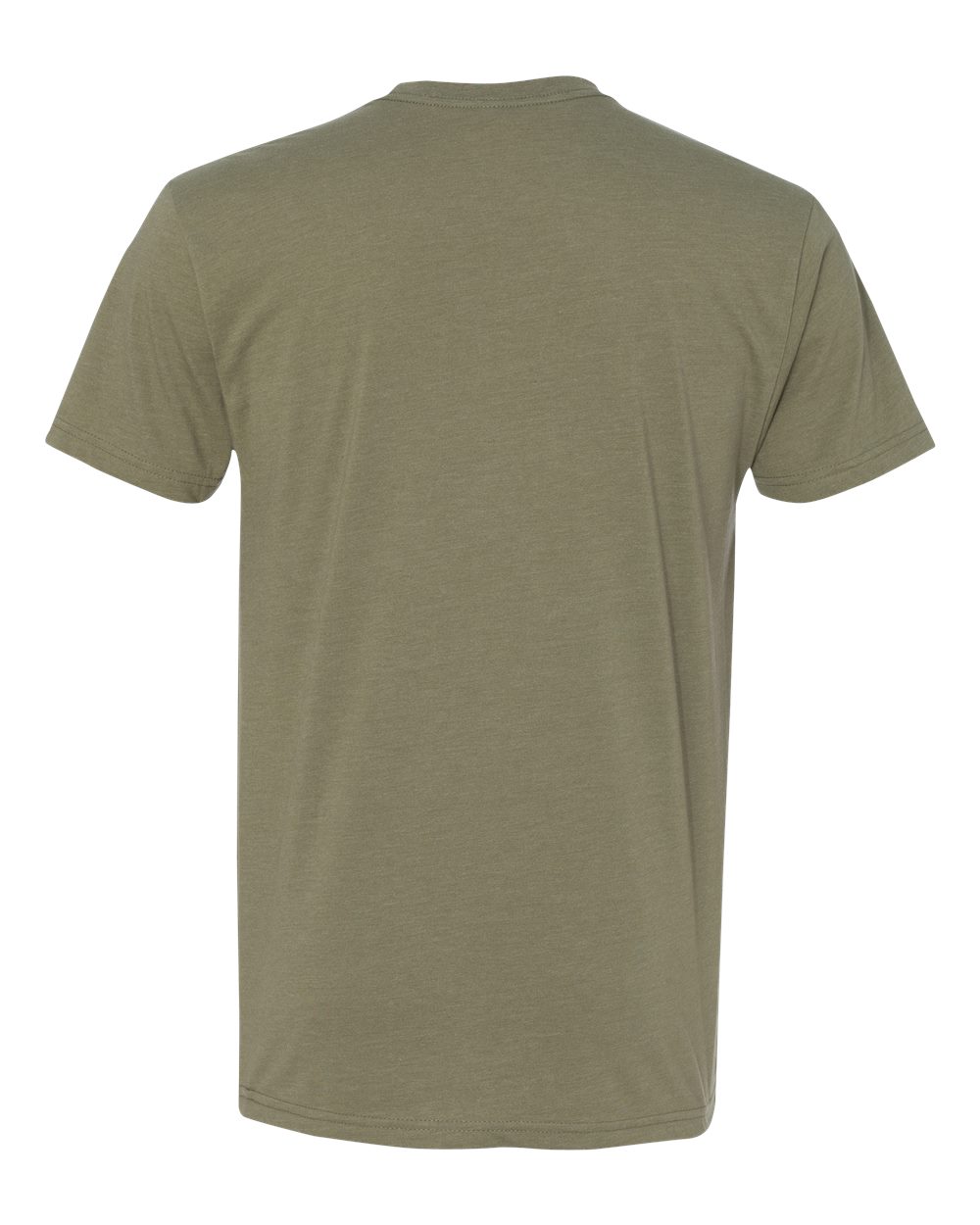 Unisex CVC T-Shirt - Back - B20618642 - Light Olive