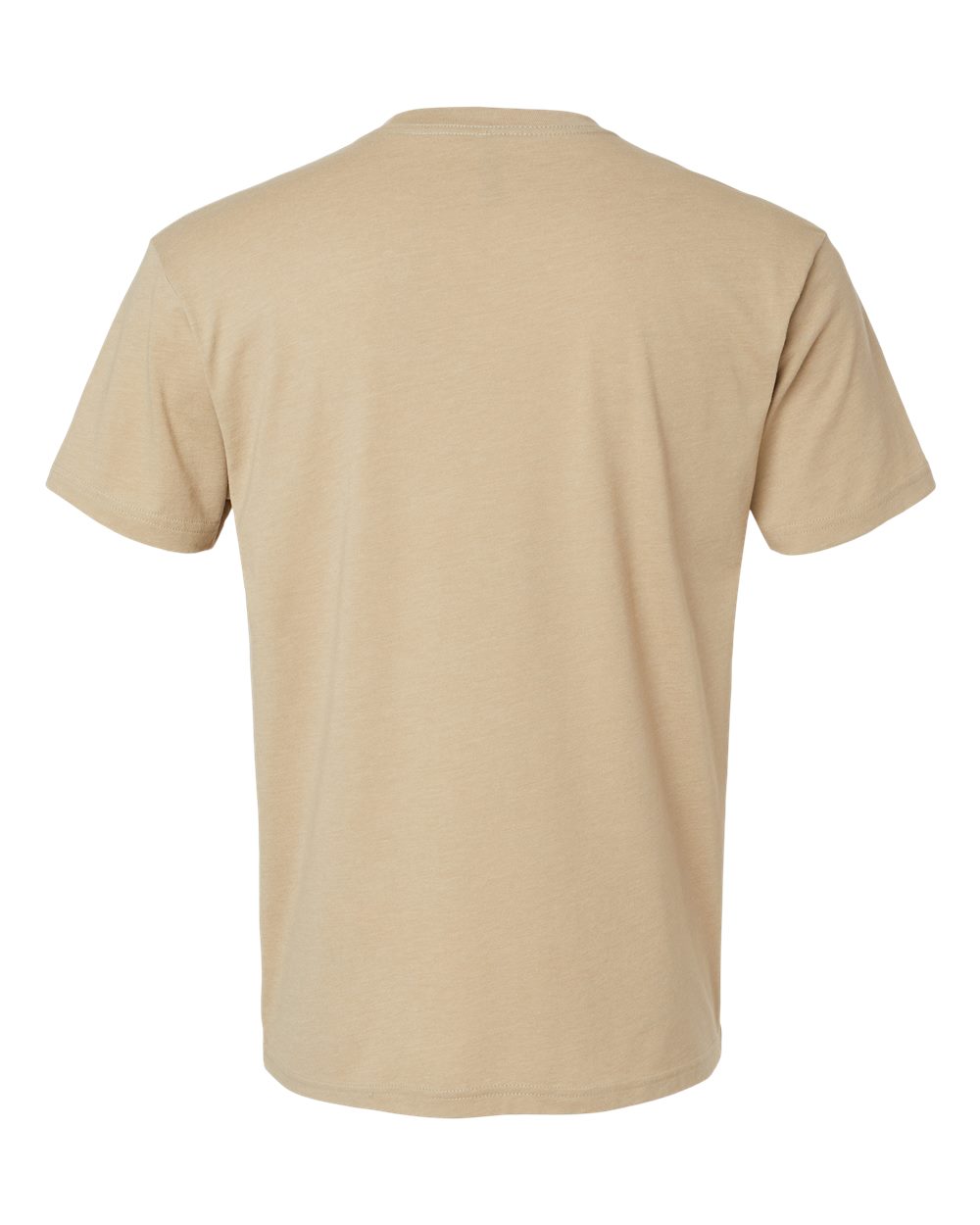 Unisex CVC T-Shirt - Back - B20618952 - Heather Tan