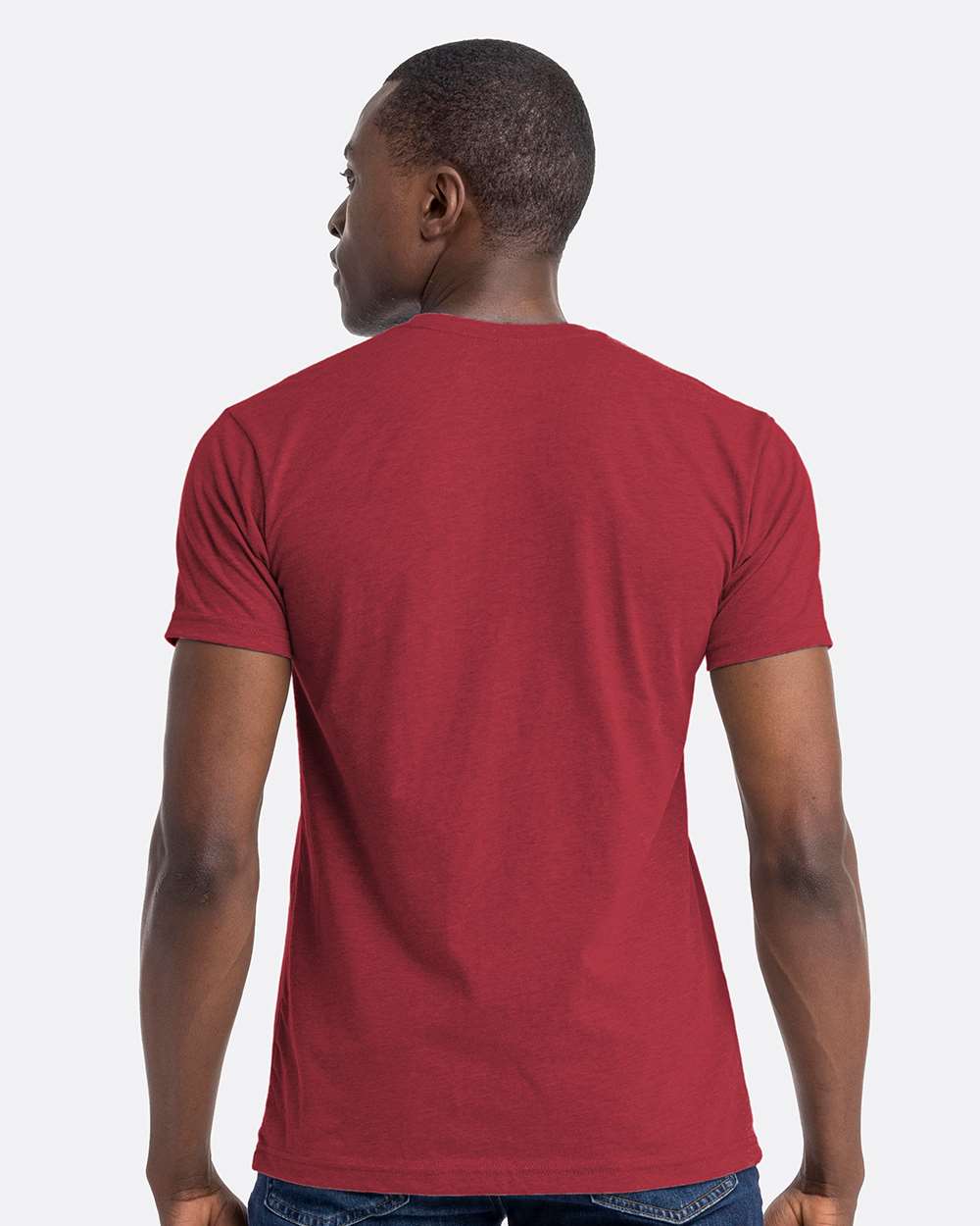 Unisex CVC T-Shirt - OnModelBack - B20618522 - Cardinal