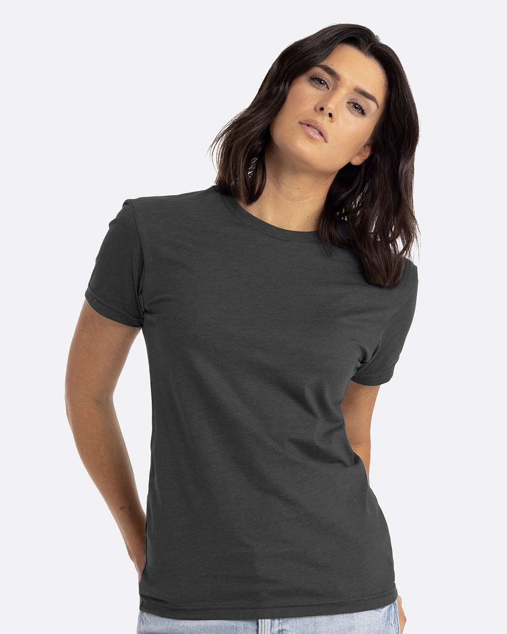 Unisex CVC T-Shirt - OnModelFront - B20618092 - Charcoal