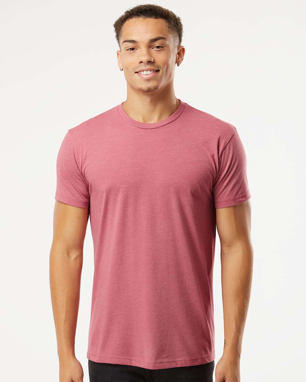 Unisex CVC T-Shirt - OnModelFront - B20618302 - Heather Mauve