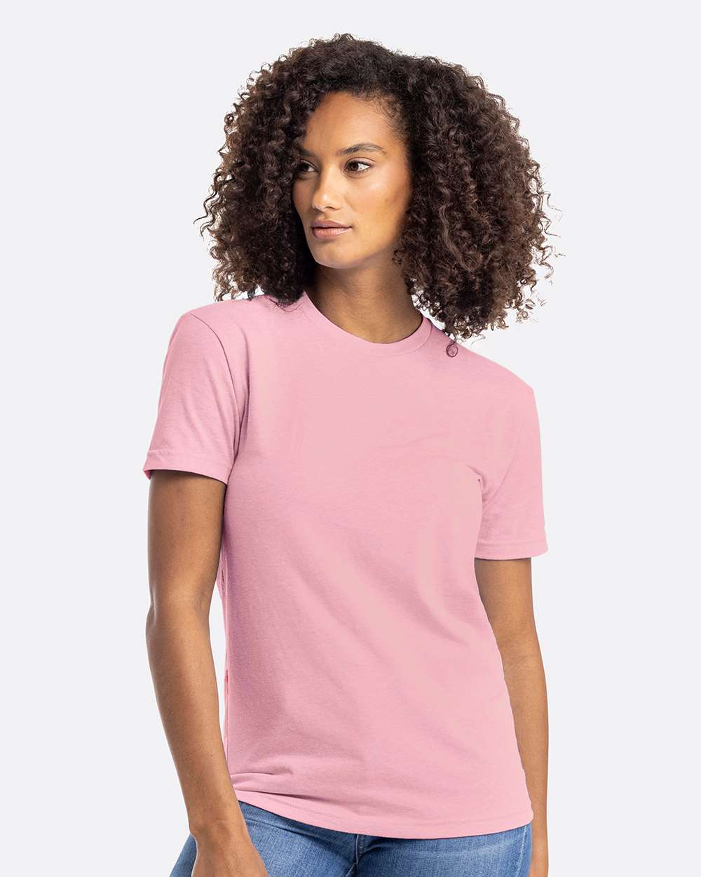 Unisex CVC T-Shirt - OnModelFront - B20618312 - Heather Light Pink
