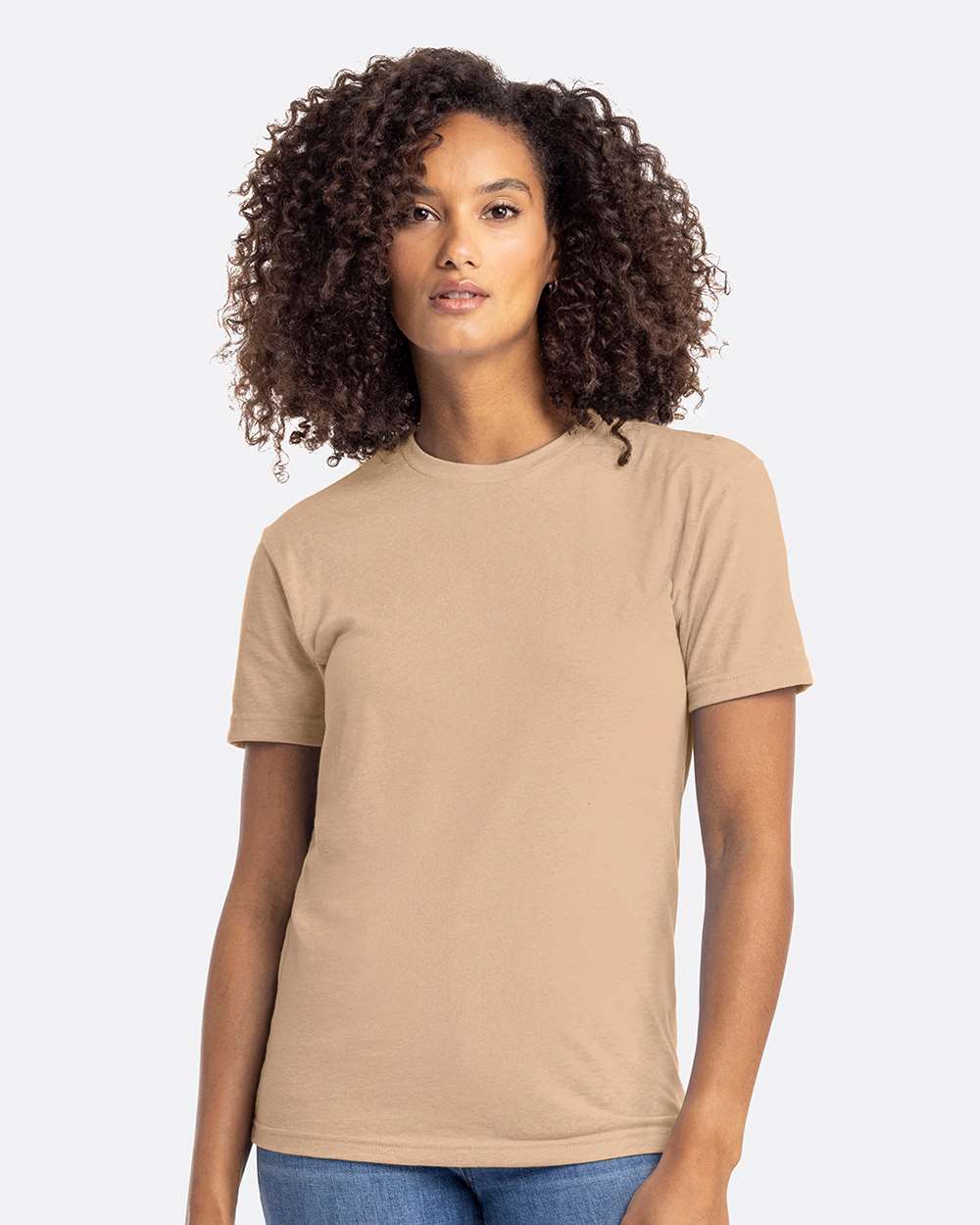 Unisex CVC T-Shirt - OnModelFront - B20618952 - Heather Tan