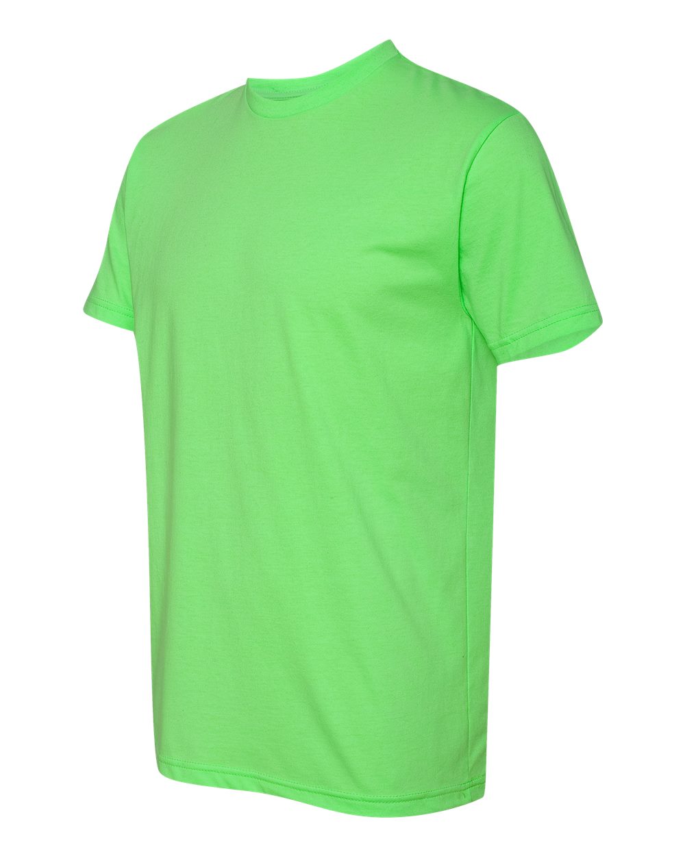 Unisex CVC T-Shirt - Side - B20618162 - Neon Heather Green