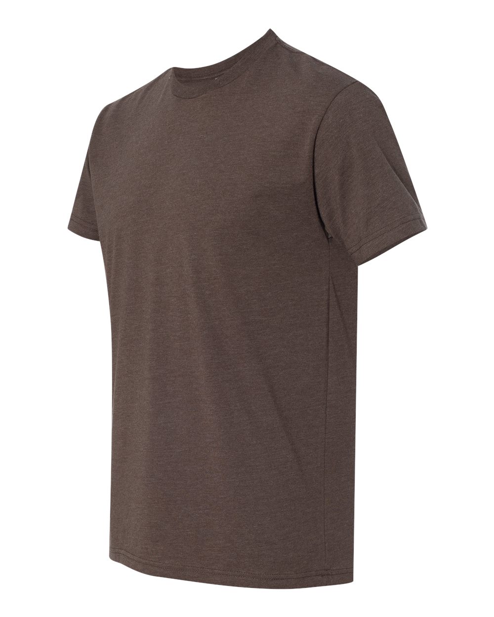 Unisex CVC T-Shirt - Side - B20618552 - Espresso