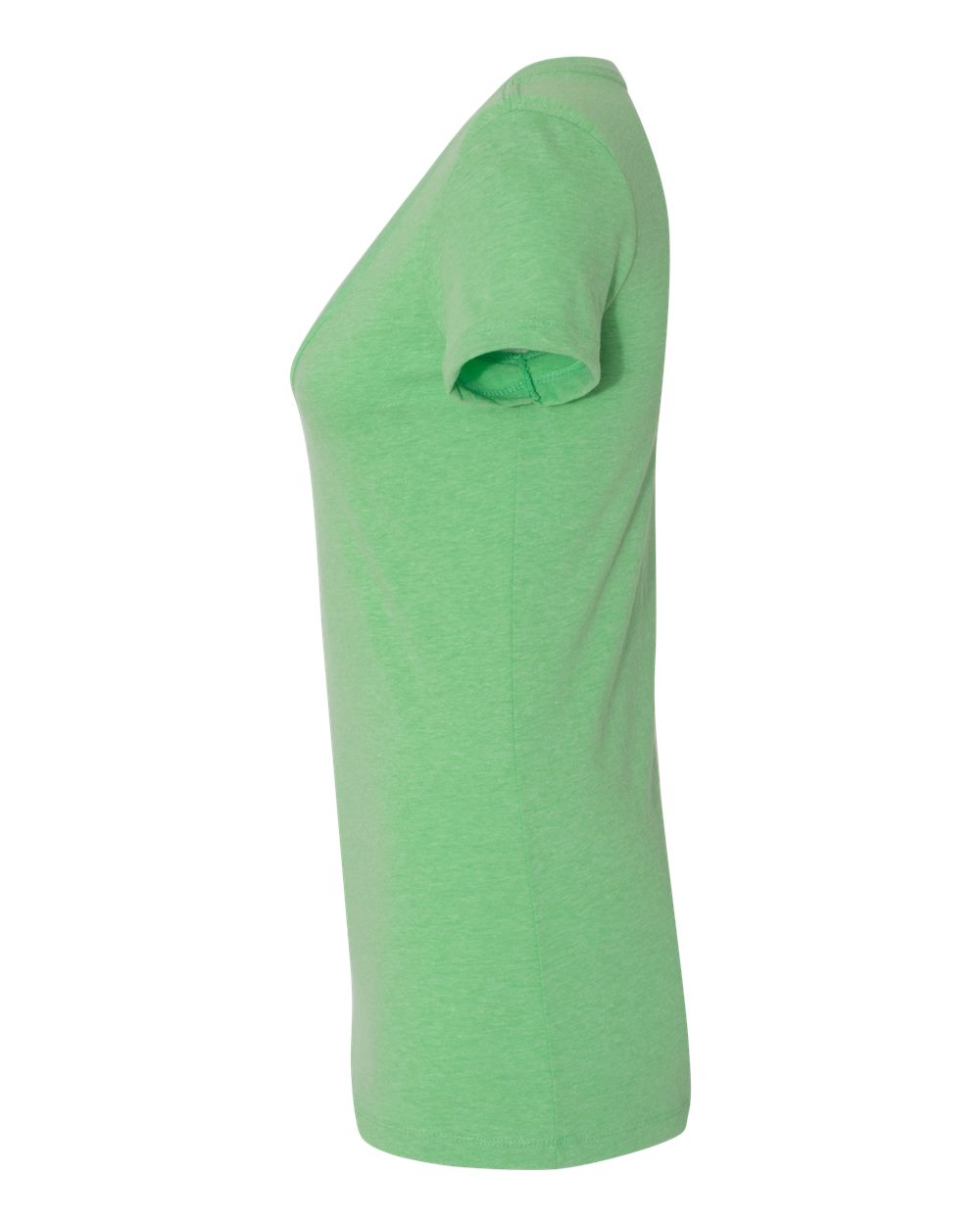 Women’s CVC Deep V-Neck T-Shirt - DirectSide - B51918193 - Apple Green