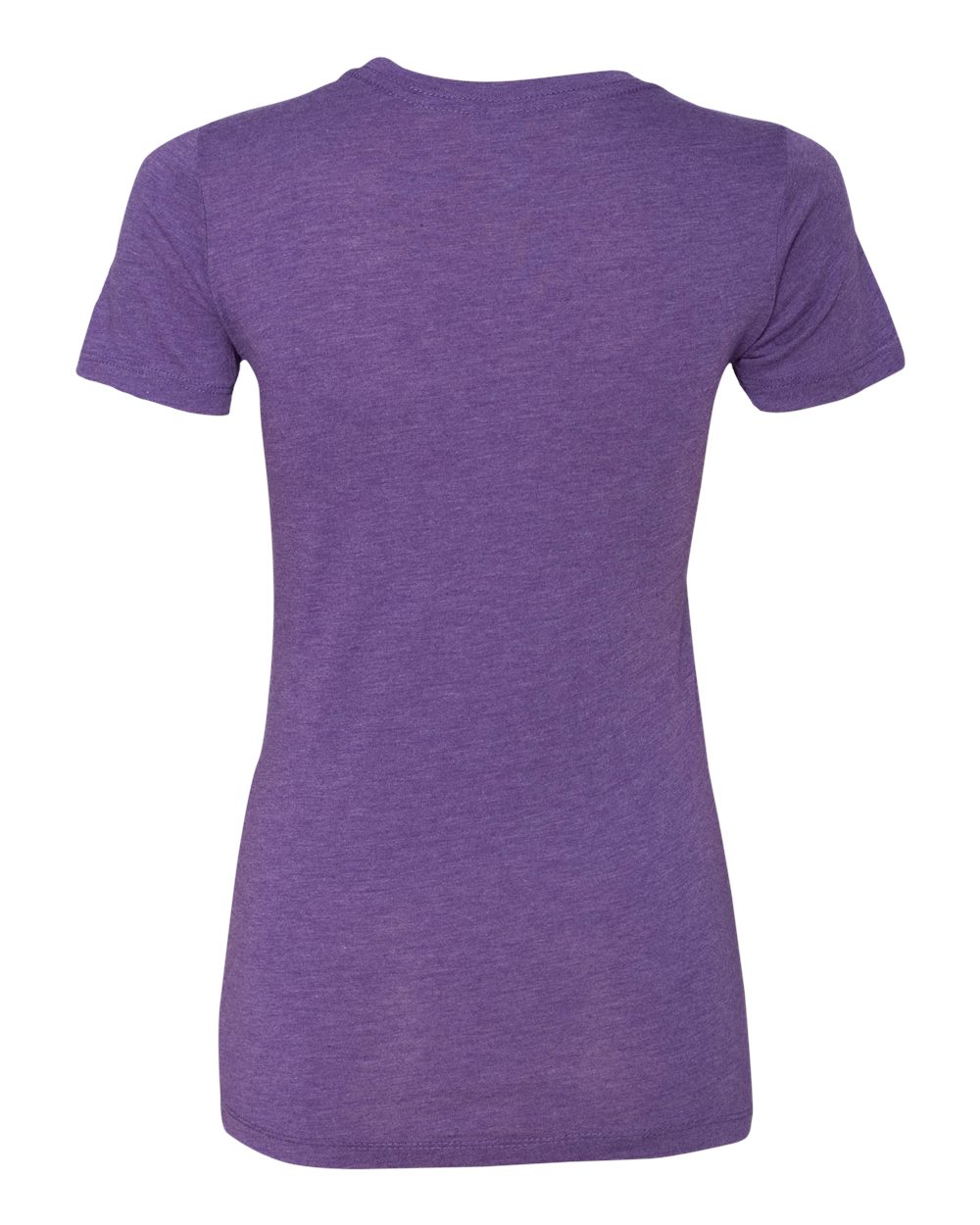 Women’s Triblend T-Shirt - Back - B82418673 - Purple Rush