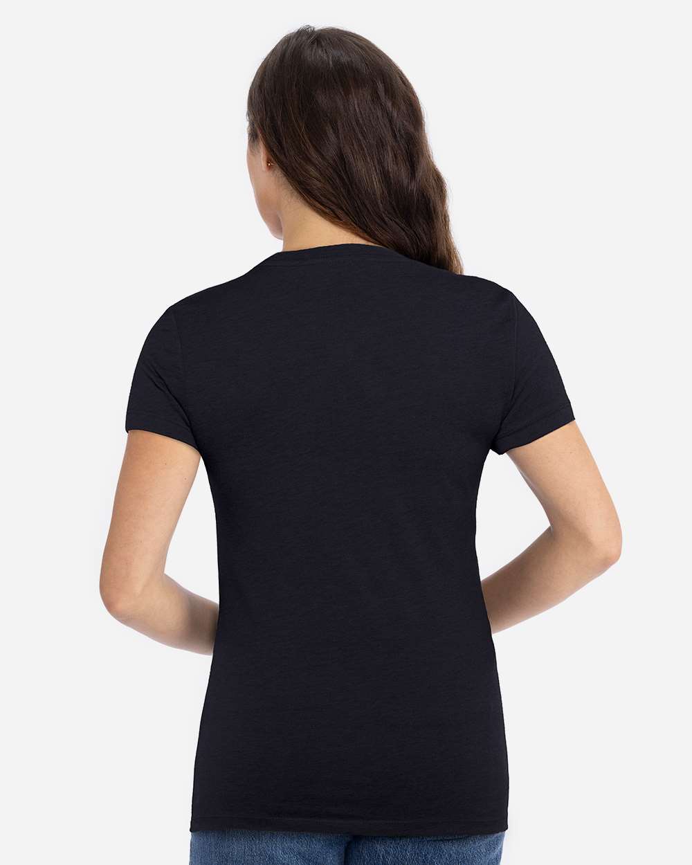 Women’s Triblend T-Shirt - OnModelBack - B82418503 - Black