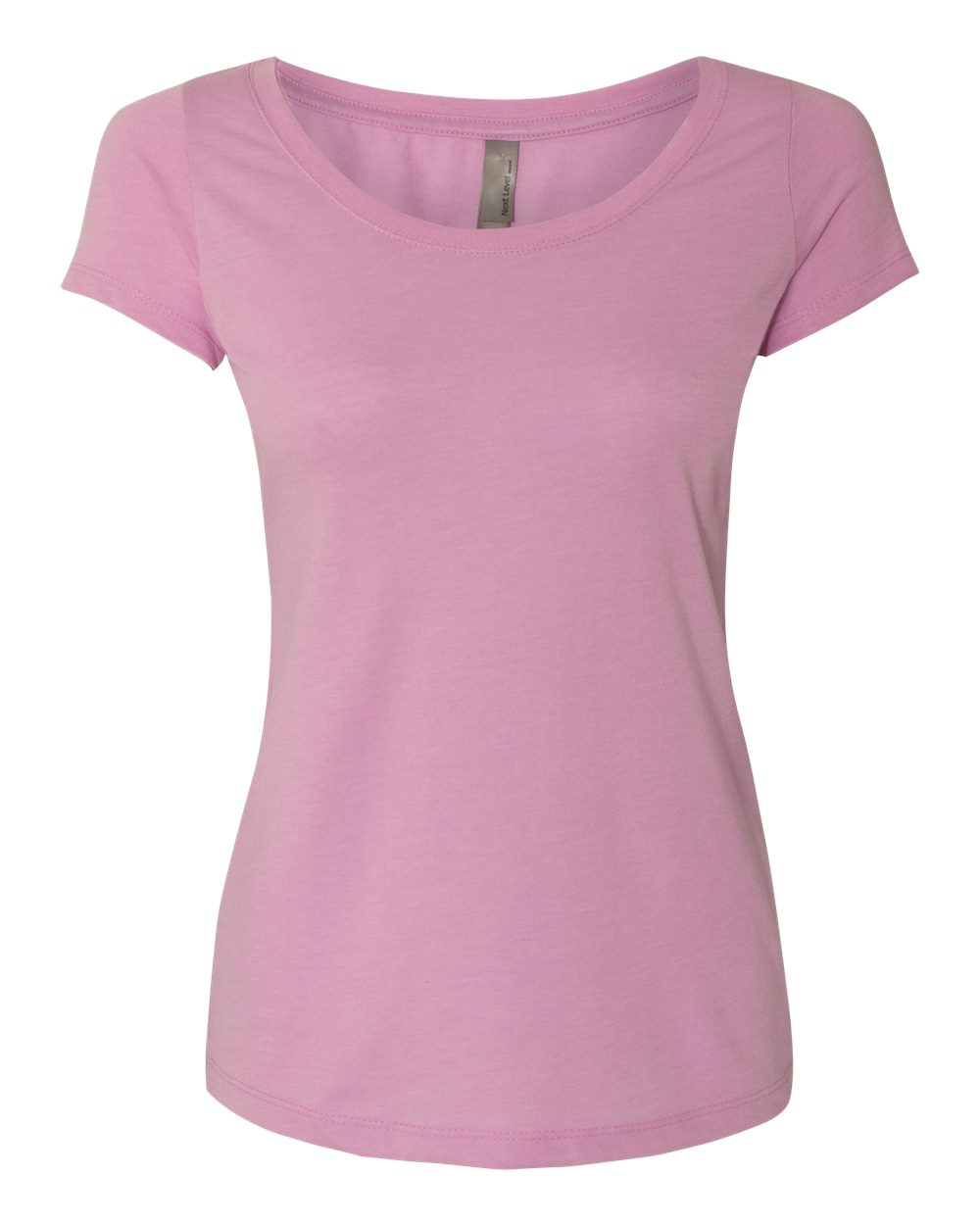 Women’s Triblend Scoop Neck T-Shirt - Front - B87918214 - Vintage Lilac