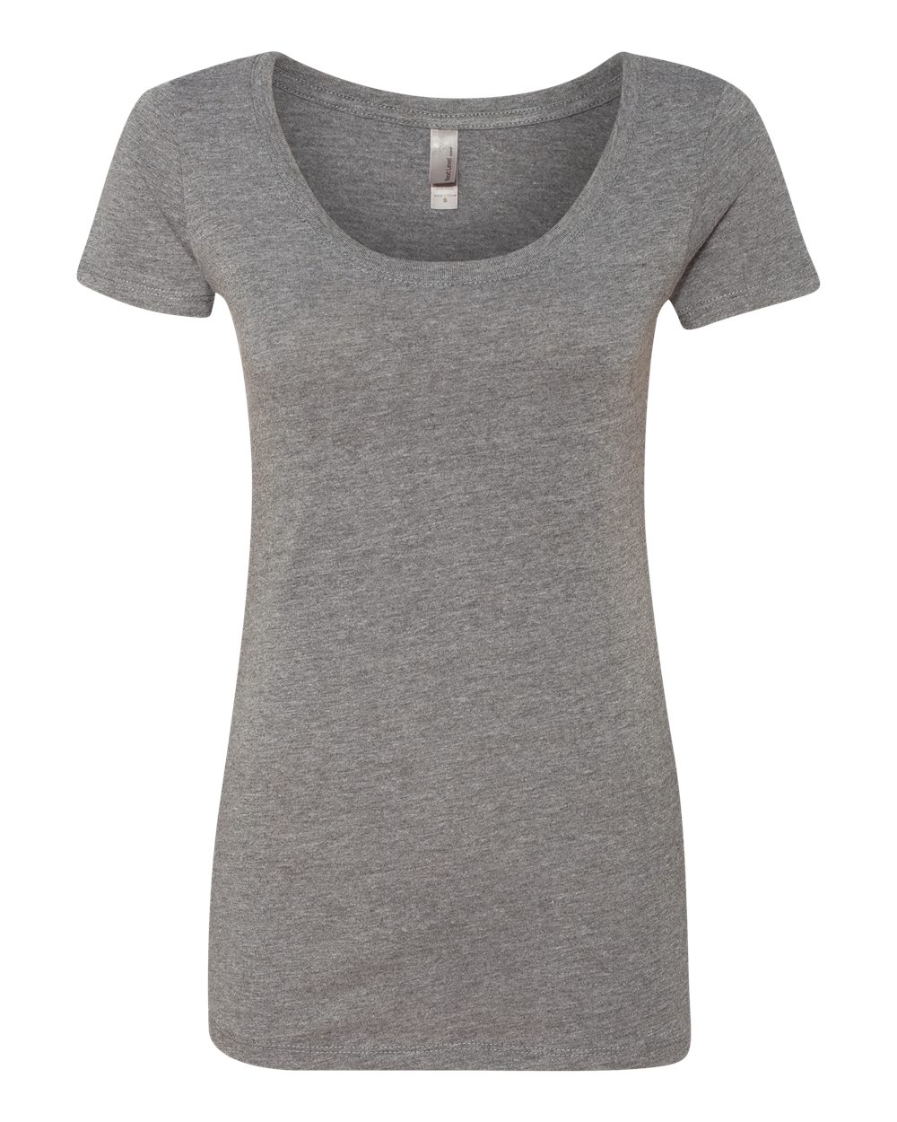 Women’s Triblend Scoop Neck T-Shirt - Front - B87918583 - Premium Heather
