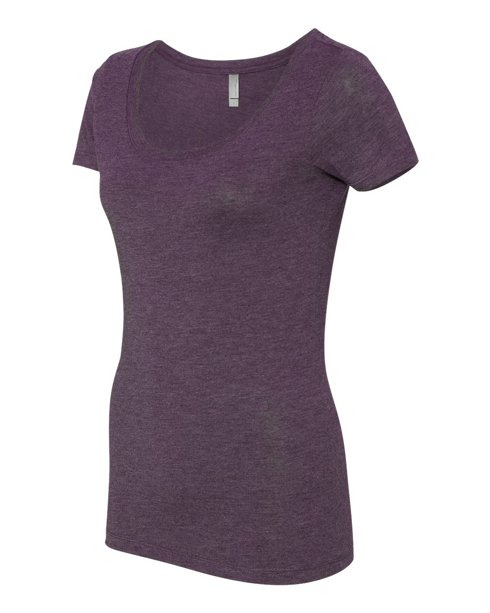 Women’s Triblend Scoop Neck T-Shirt - Side - B87918283 - Vintage Purple
