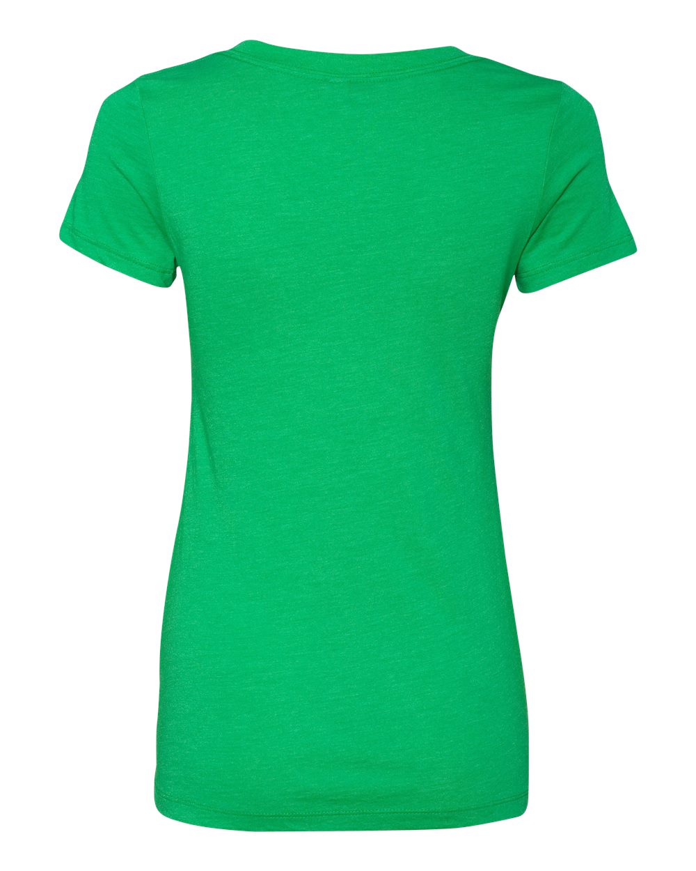 Women’s Triblend Deep V-Neck T-Shirt - Back - B87818193 - Envy