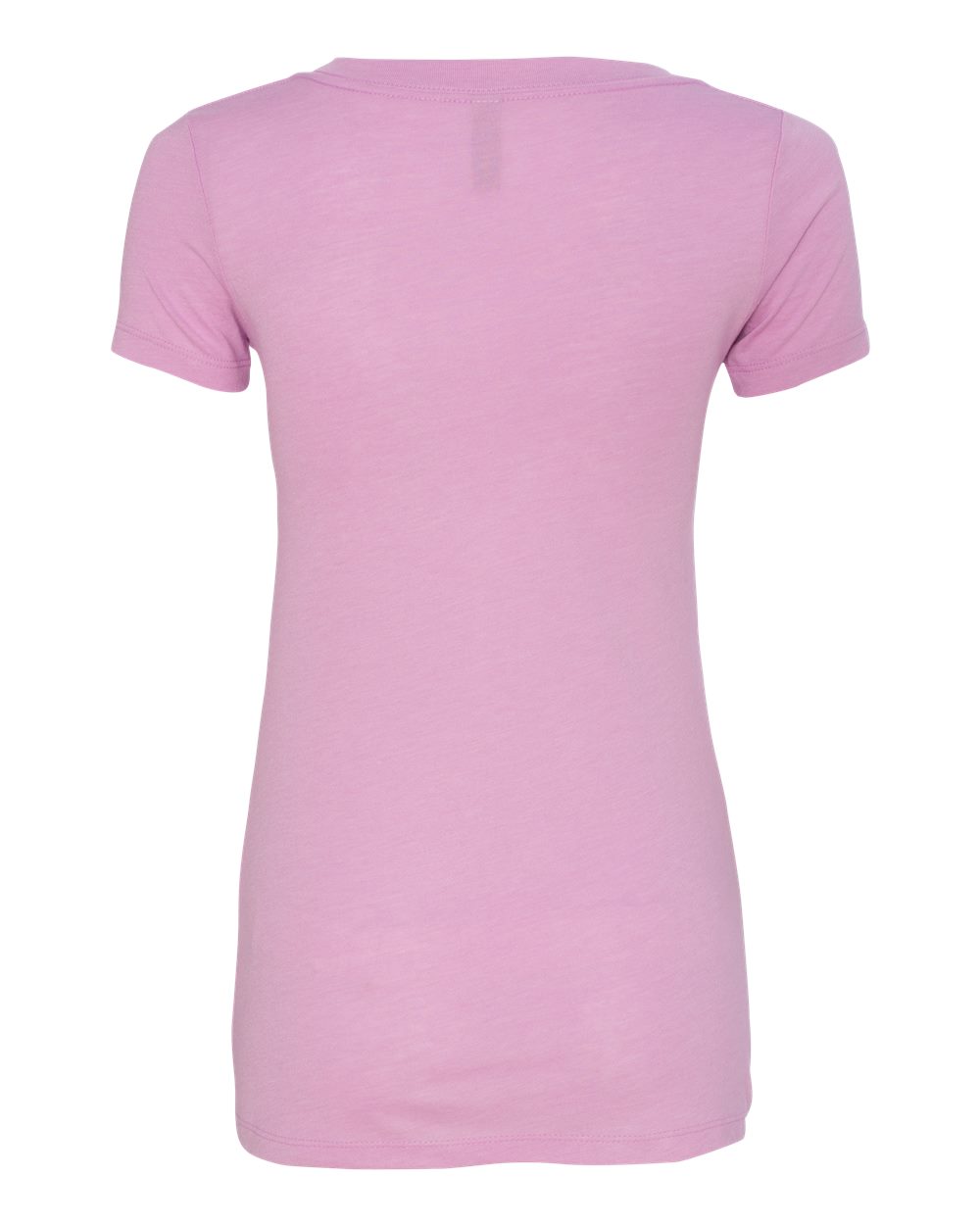 Women’s Triblend Deep V-Neck T-Shirt - Back - B87818217 - Vintage Lilac