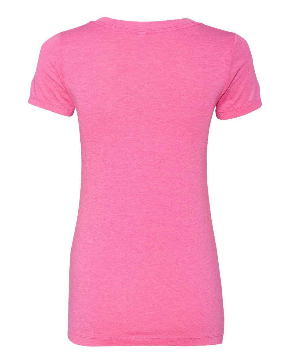 Women’s Triblend Deep V-Neck T-Shirt - Back - B87818303 - Vintage Pink