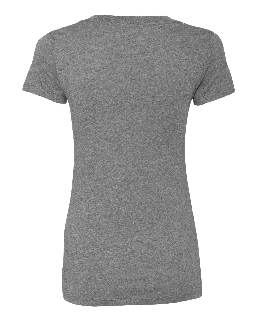 Women’s Triblend Deep V-Neck T-Shirt - Back - B87818583 - Premium Heather