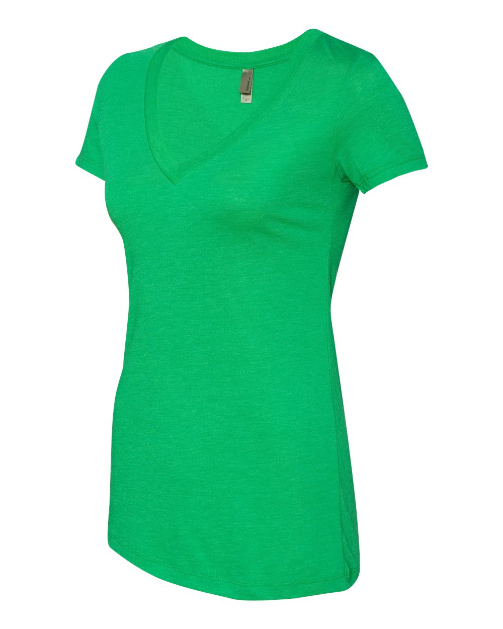 Women’s Triblend Deep V-Neck T-Shirt - Side - B87818193 - Envy