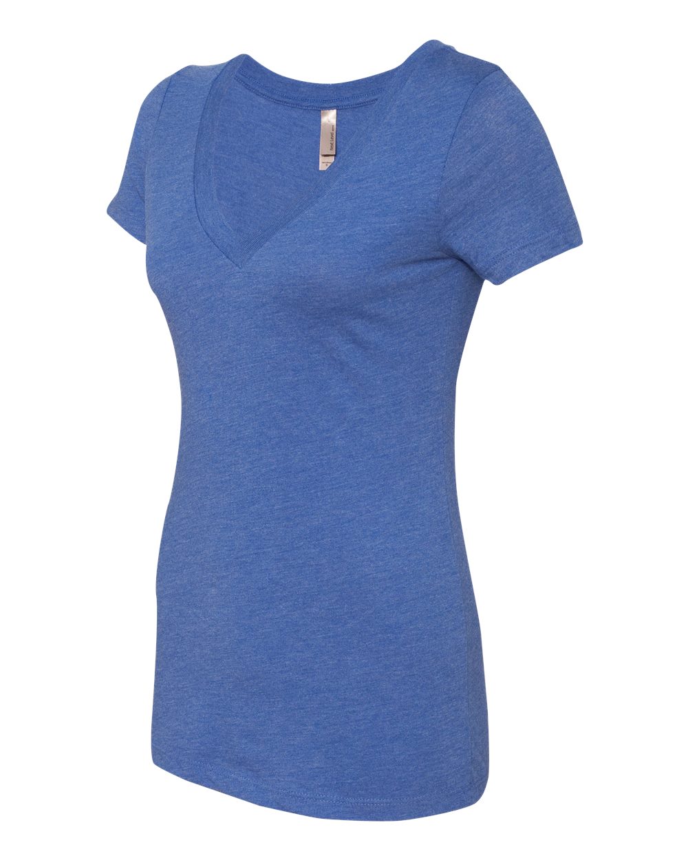 Women’s Triblend Deep V-Neck T-Shirt - Side - B87818753 - Vintage Royal