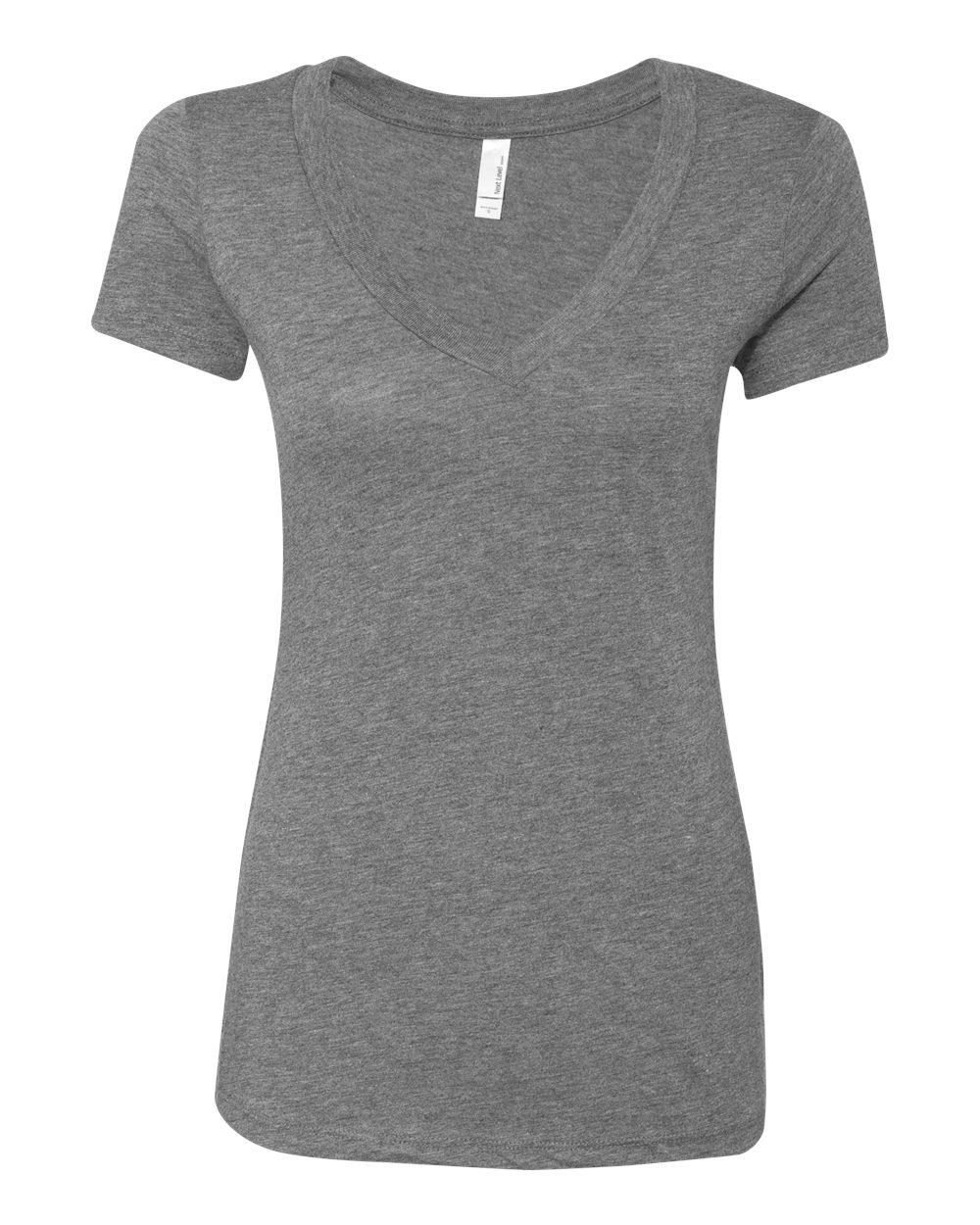 Women’s Triblend Deep V-Neck T-Shirt - styleImage