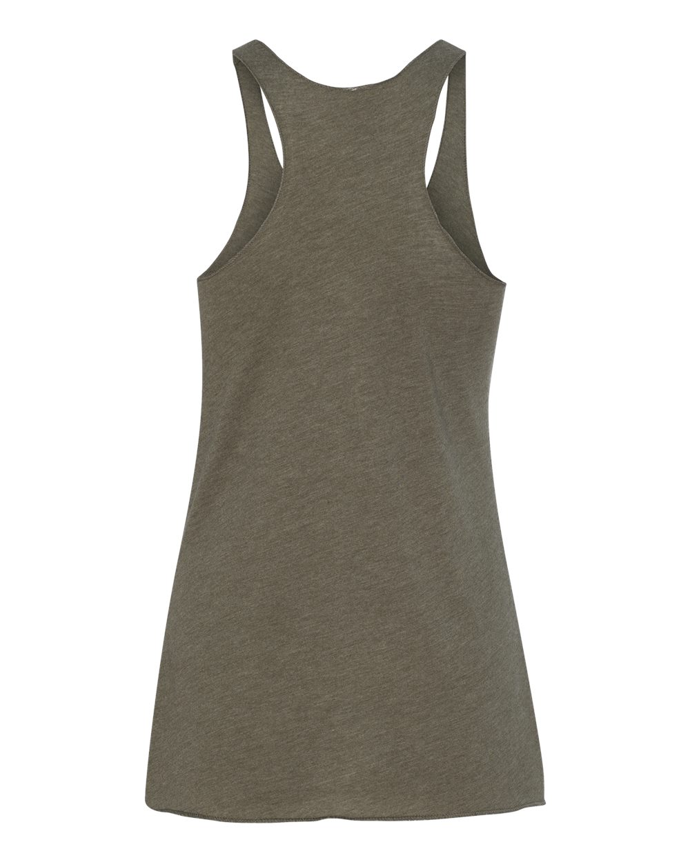 Women’s Triblend Racerback Tank - Back - B88218062 - Military Green
