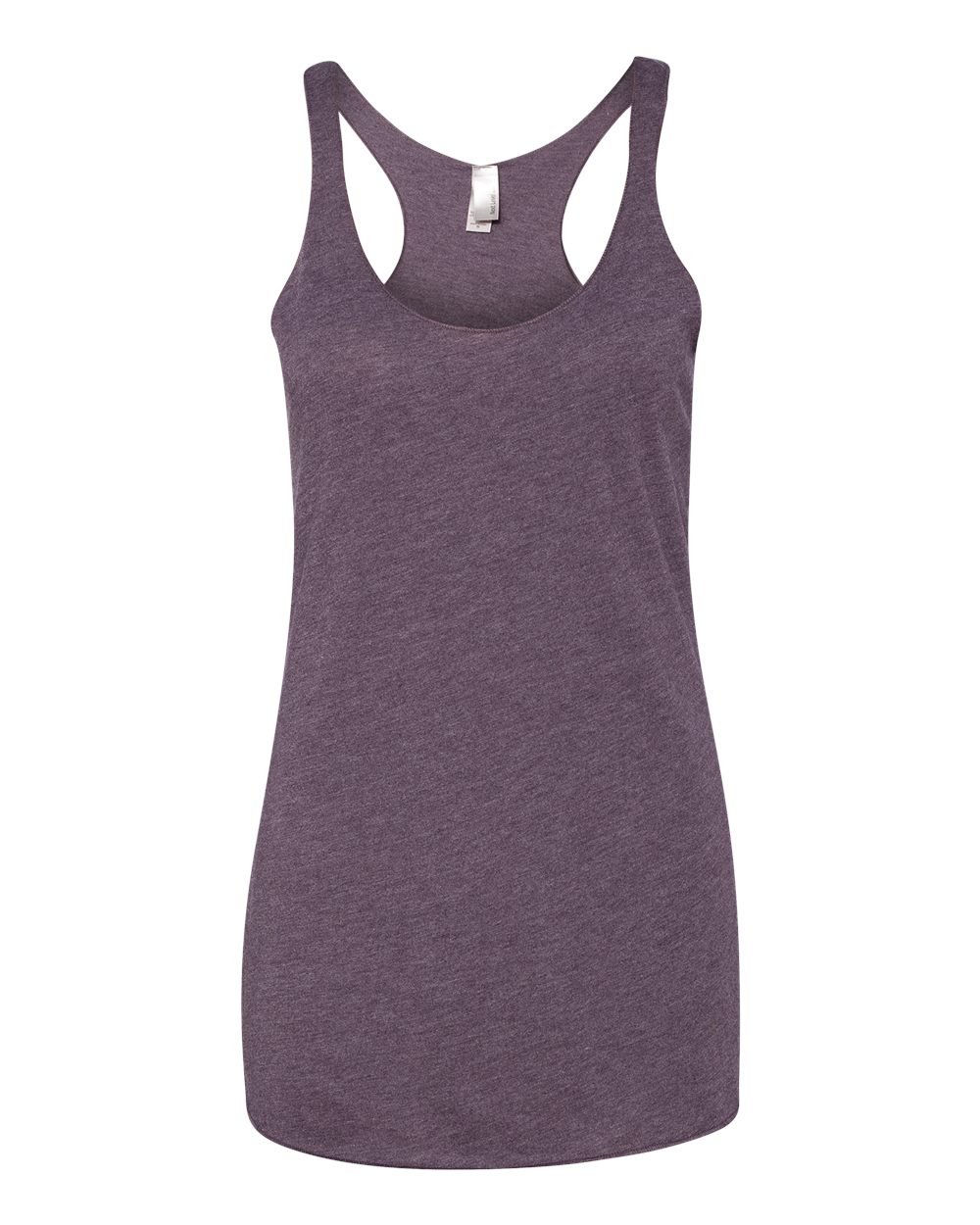 Women’s Triblend Racerback Tank - Front - B88218282 - Vintage Purple