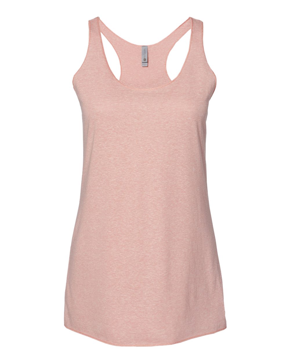 Women’s Triblend Racerback Tank - Front - B88218312 - Desert Pink