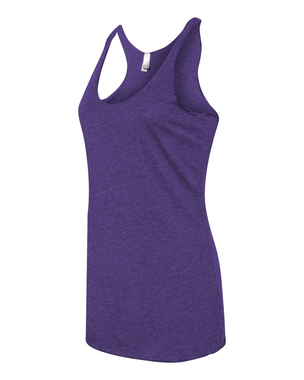 Women’s Triblend Racerback Tank - Side - B88218672 - Purple Rush