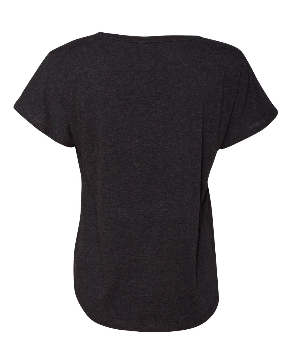 Women’s Triblend Dolman T-Shirt - Back - B55318502 - Vintage Black