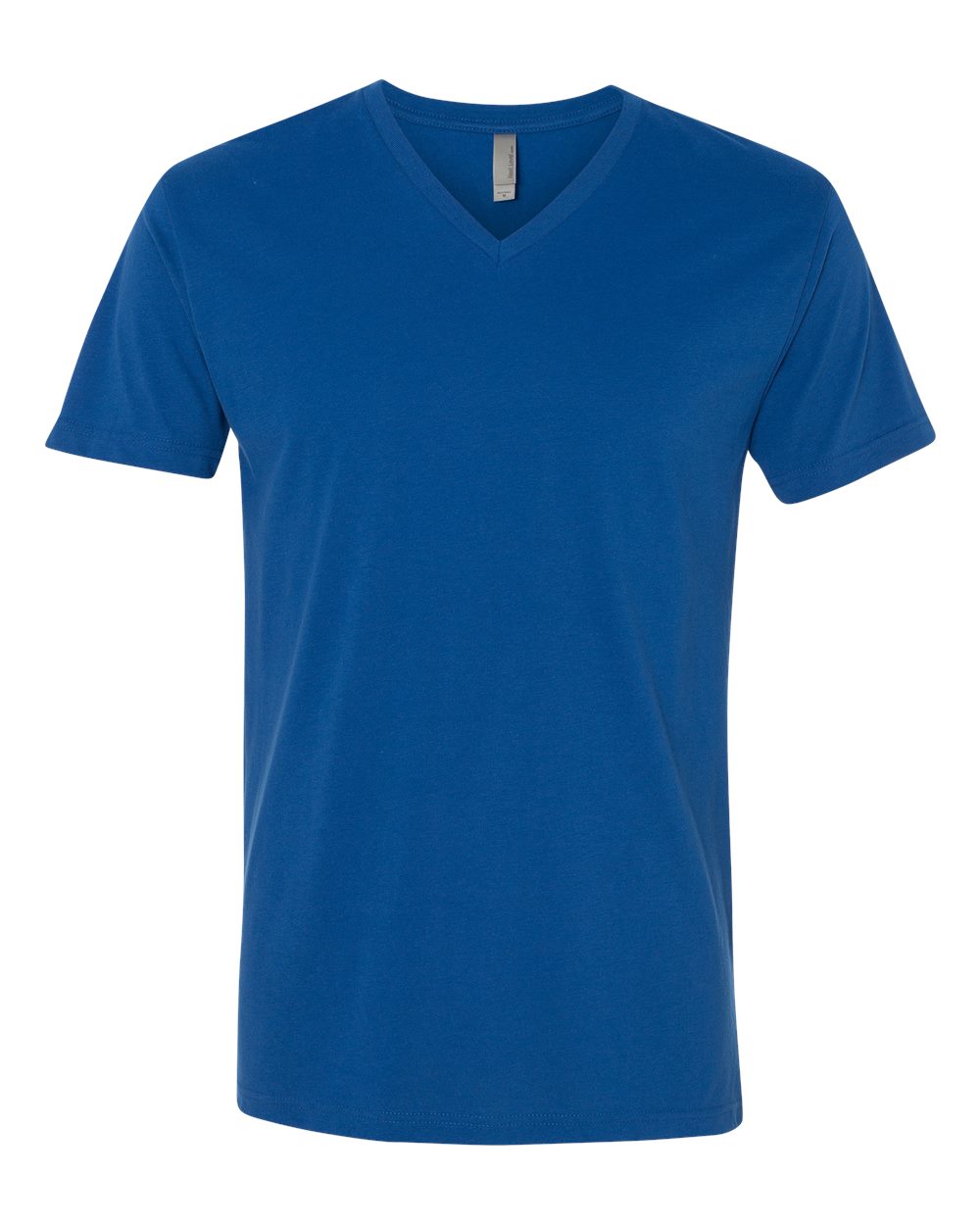 Men's Sueded V-Neck T-Shirt - Front - B57118252 - Cool Blue