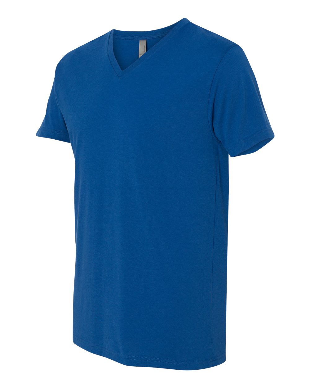 Men's Sueded V-Neck T-Shirt - Side - B57118252 - Cool Blue