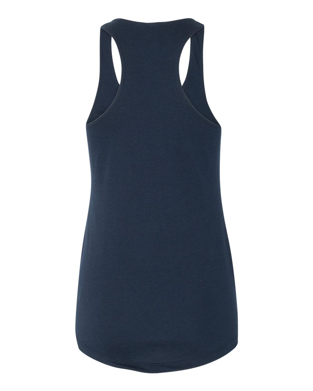 Women’s Lightweight French Terry Racerback Tank - Back - B54818652 - Midnight Navy