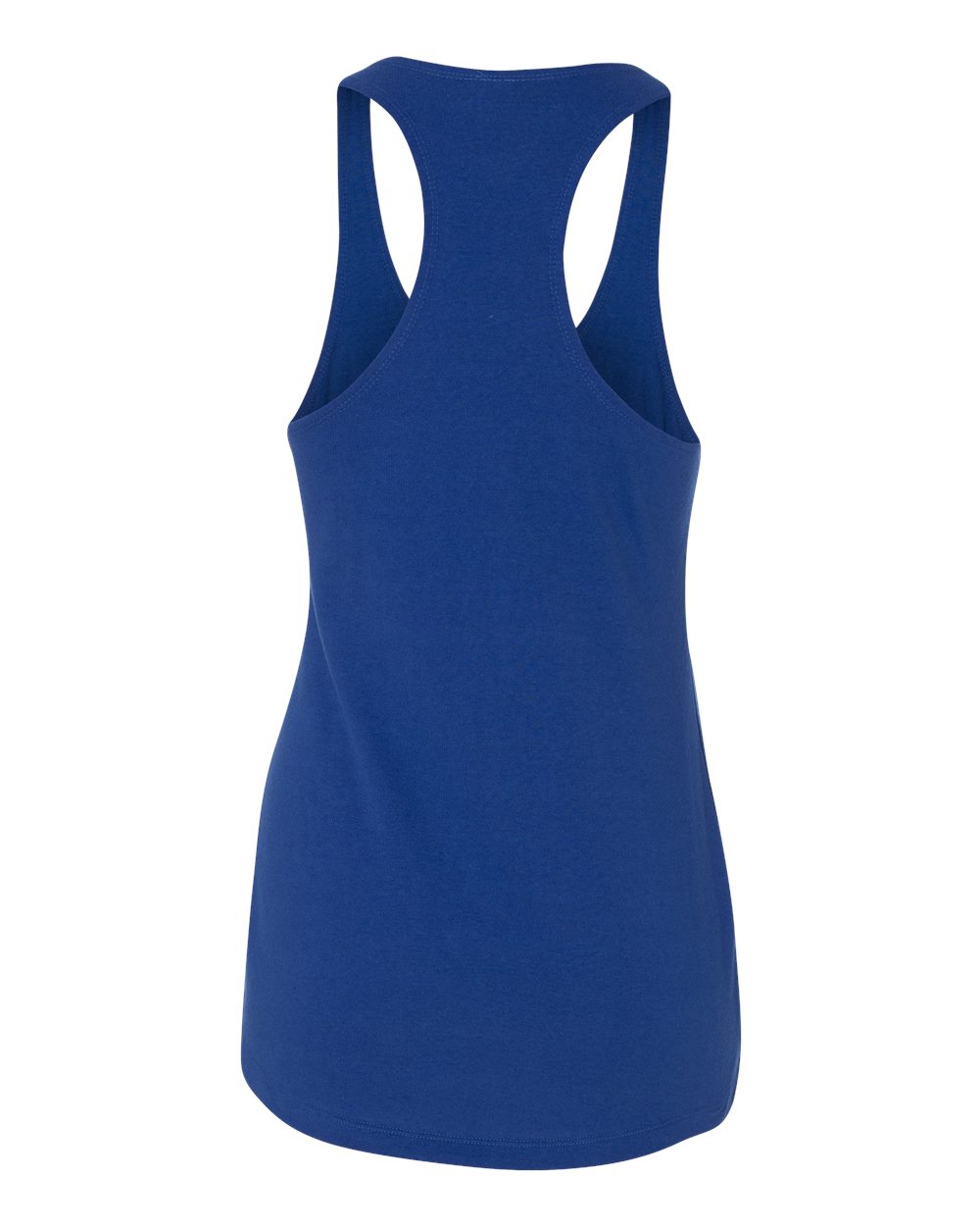 Women’s Lightweight French Terry Racerback Tank - Back - B54818752 - Royal