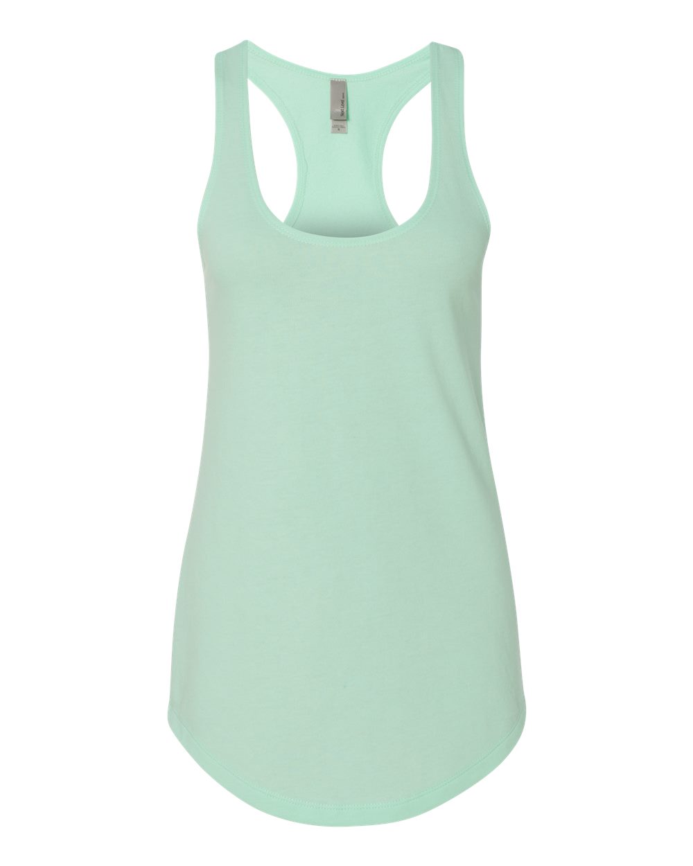 Women’s Lightweight French Terry Racerback Tank - Front - B54818112 - Mint