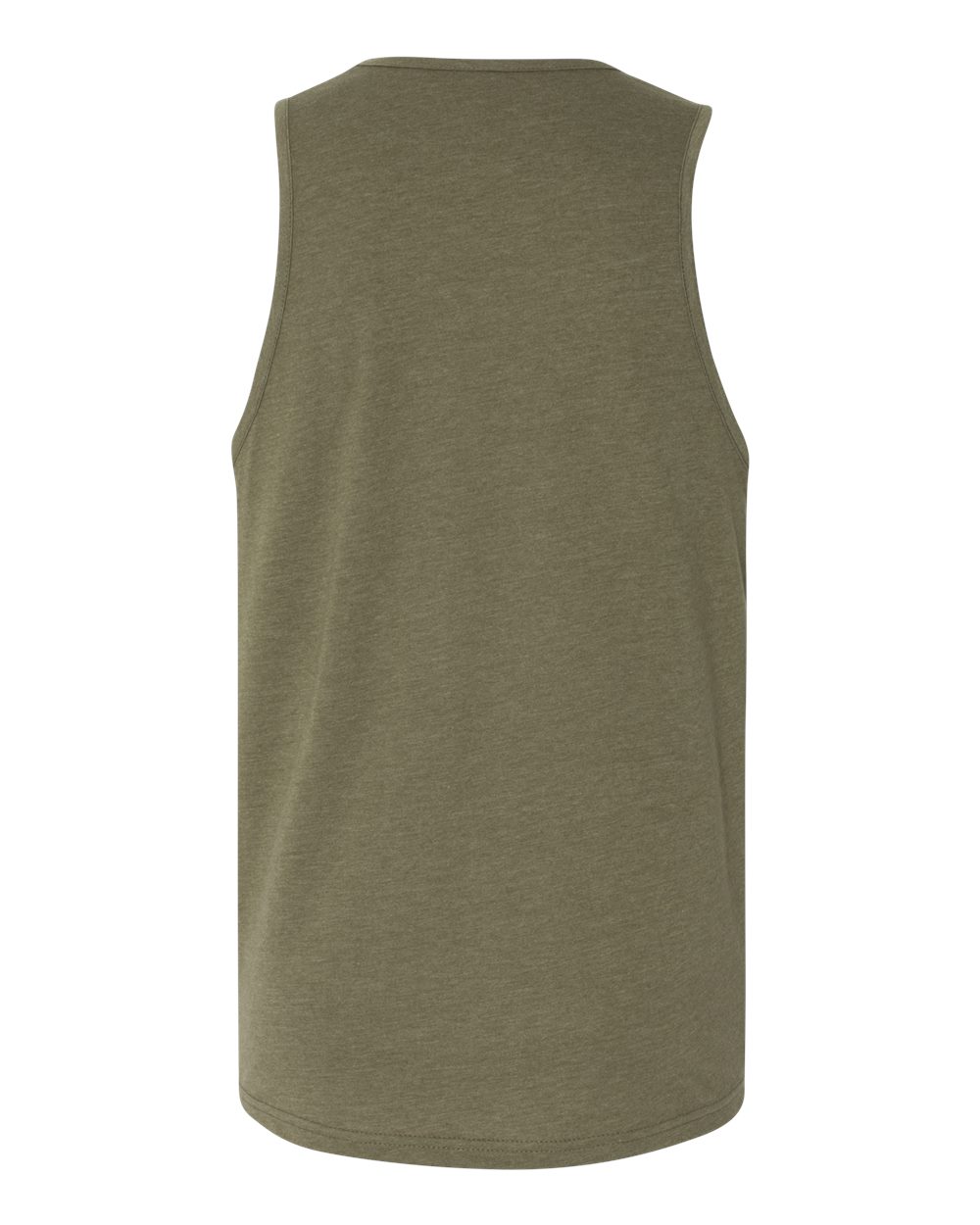 Unisex CVC Tank - Back - B55218062 - Military Green