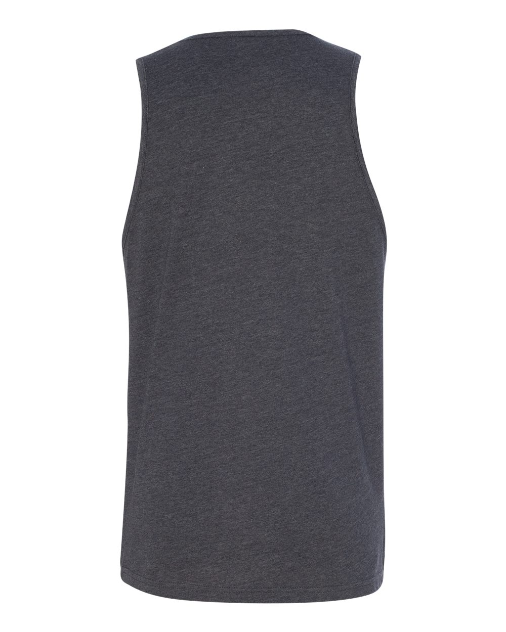Unisex CVC Tank - Back - B55218092 - Charcoal