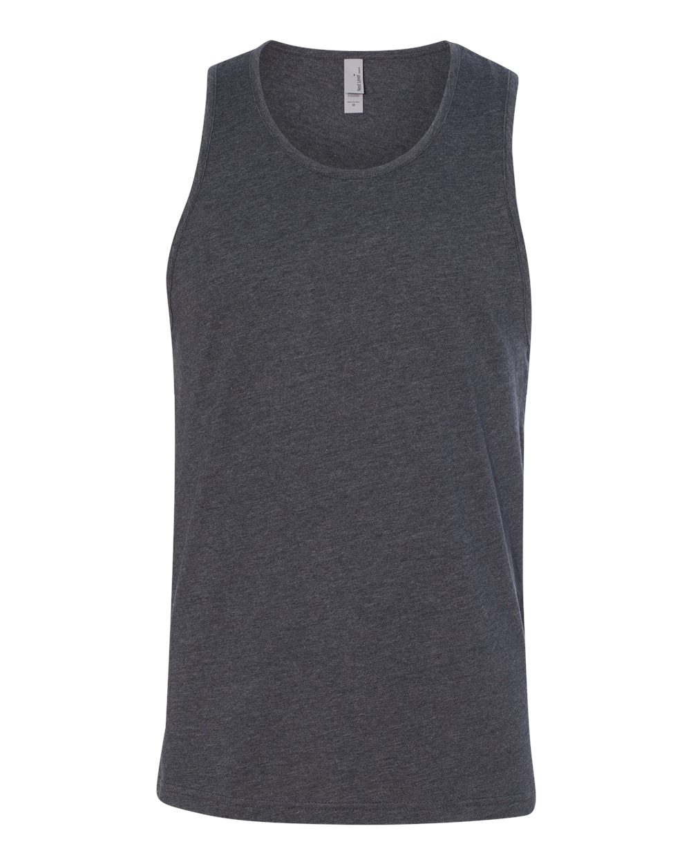 Unisex CVC Tank - Front - B55218092 - Charcoal
