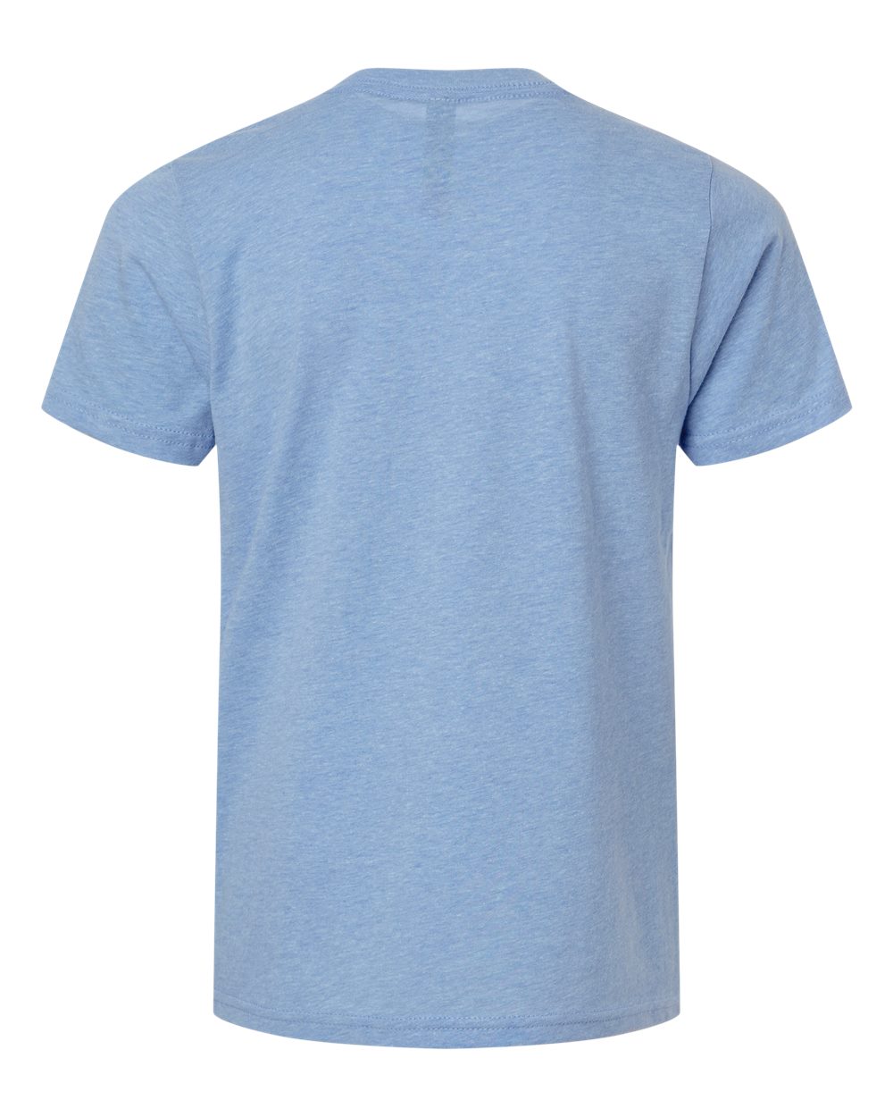 Youth CVC T-Shirt - Back - B55118252 - Heather Columbia Blue