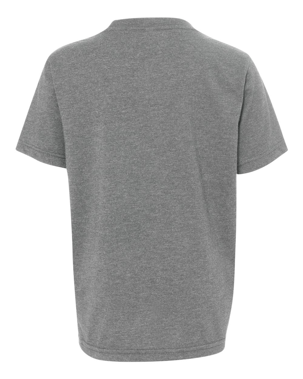Youth CVC T-Shirt - Back - B55118592 - Dark Heather Grey