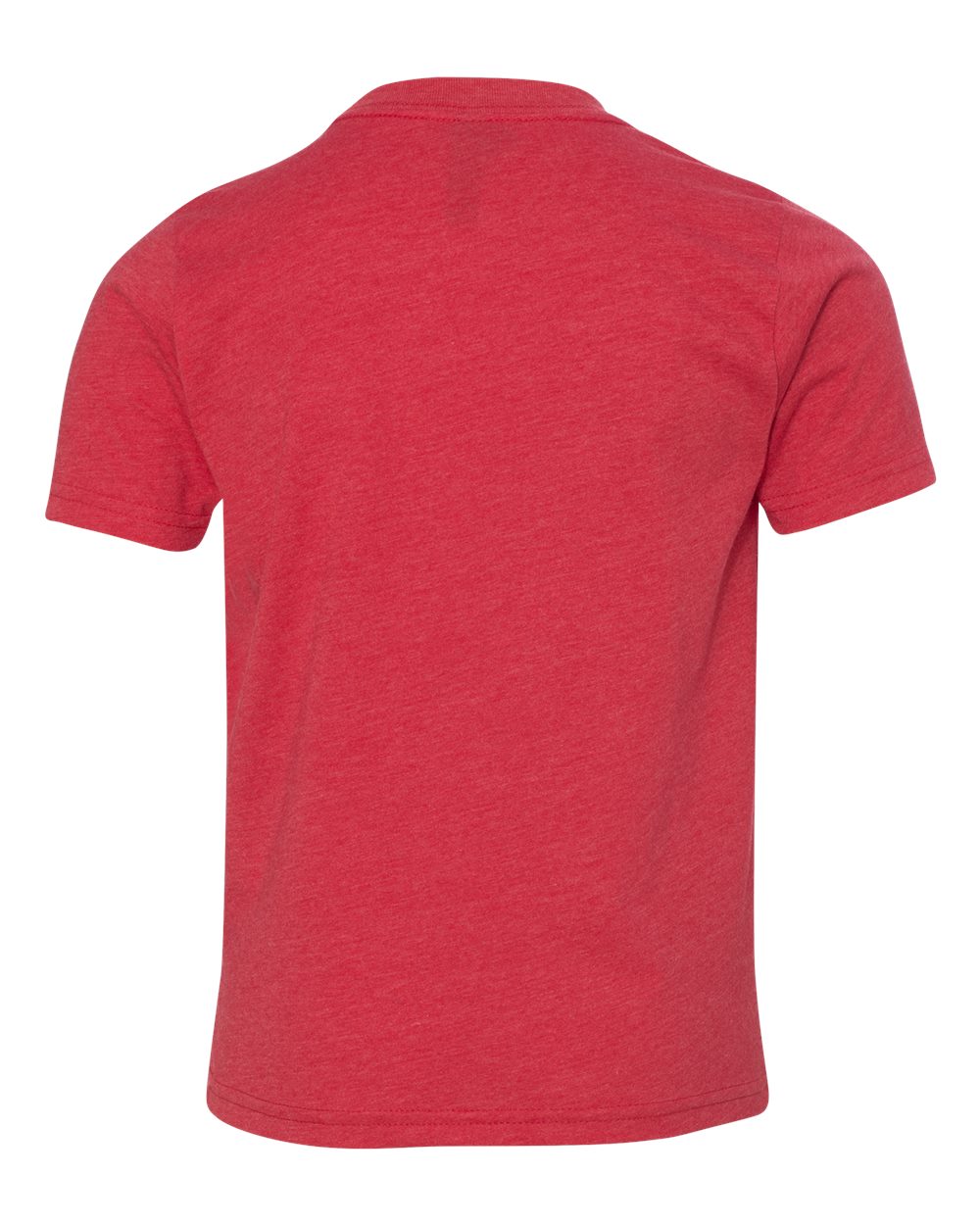Youth CVC T-Shirt - Back - B55118702 - Red