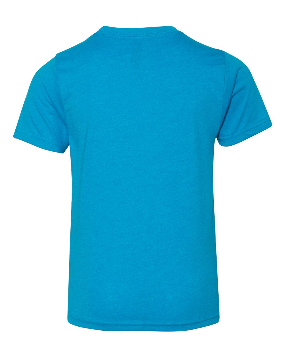 Youth CVC T-Shirt - Back - B55118762 - Turquoise