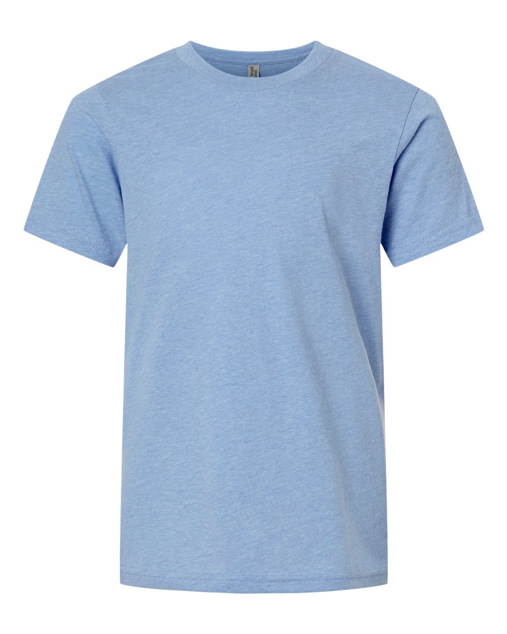 Youth CVC T-Shirt - Front - B55118252 - Heather Columbia Blue