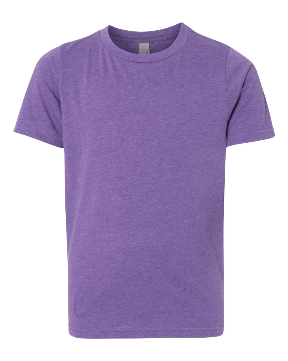 Youth CVC T-Shirt - Front - B55118672 - Purple Rush