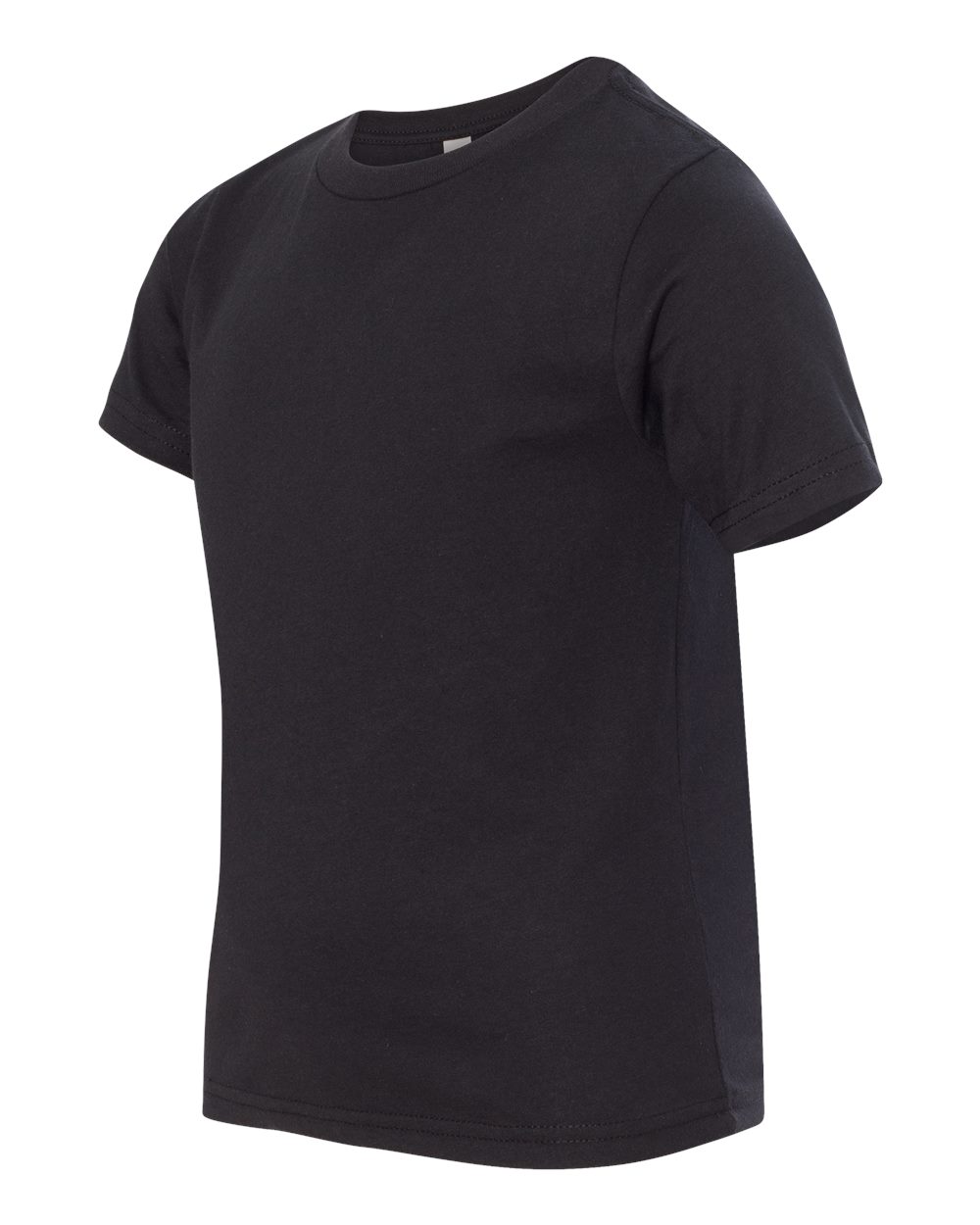Youth CVC T-Shirt - Side - B55118502 - Black