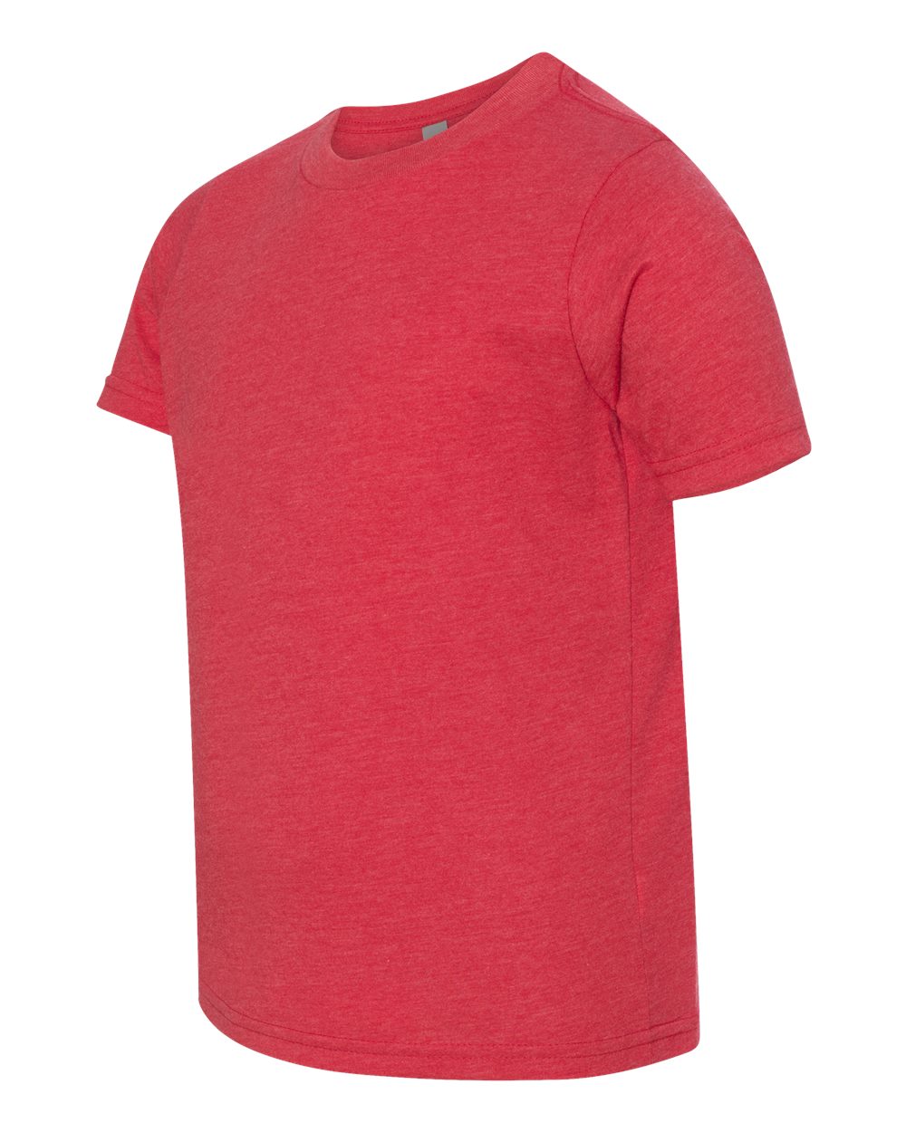 Youth CVC T-Shirt - Side - B55118702 - Red