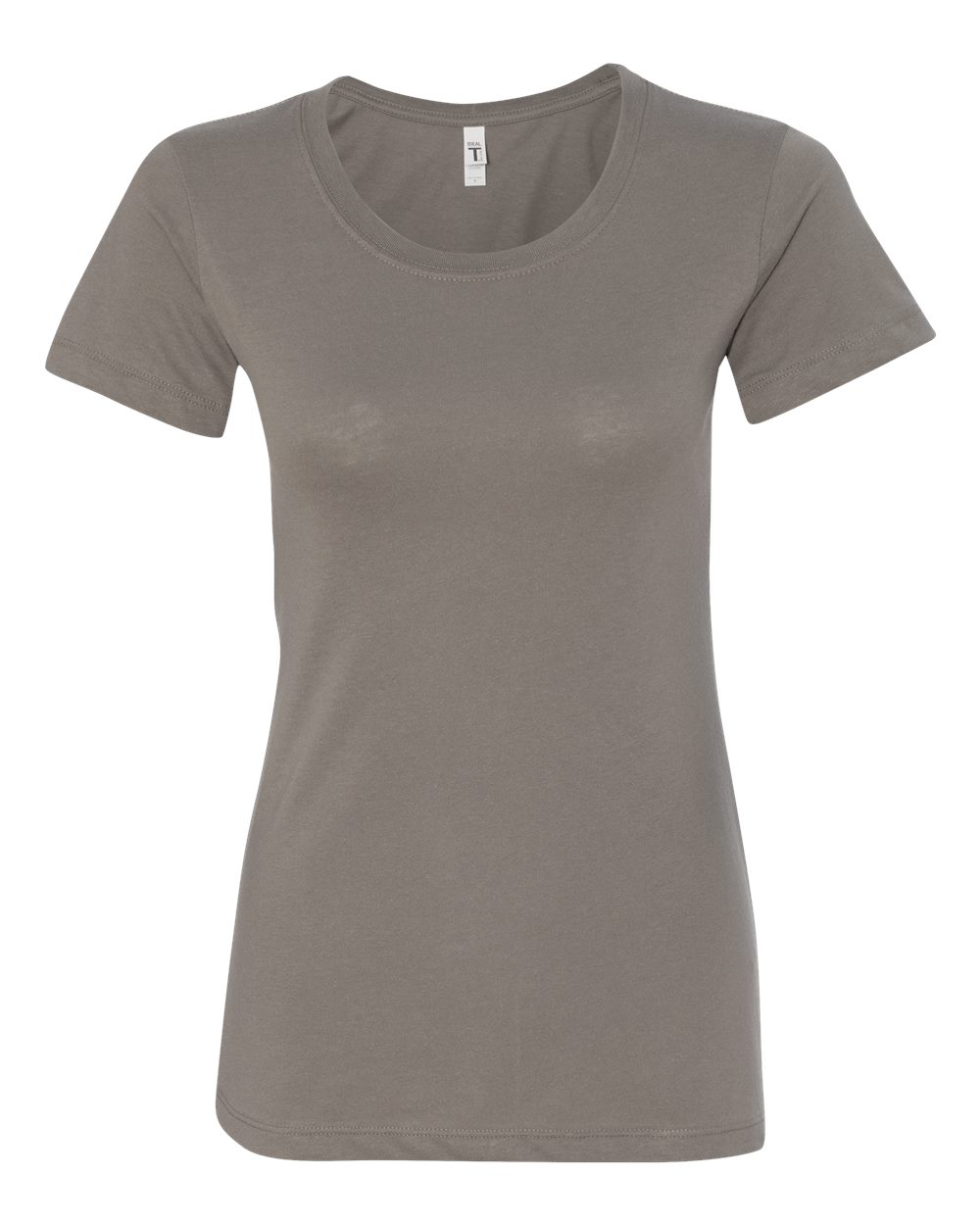 Women's Ideal T-Shirt - Front - B56918103 - Warm Grey